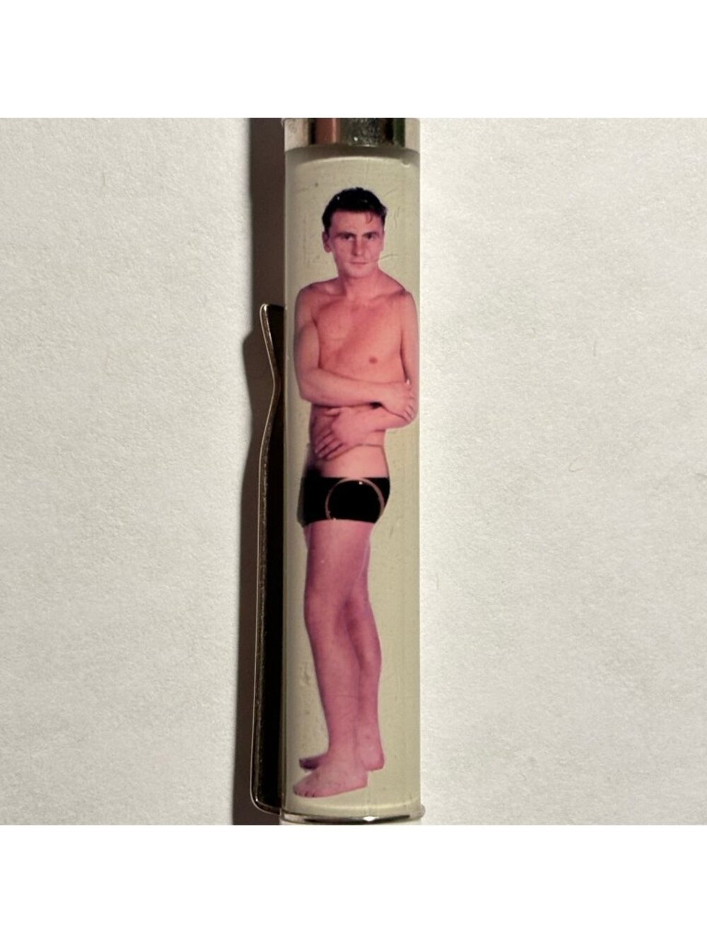 Male Stripper Floaty Pen Tip Strip Nude Naked Nudie Man Vintage Las Vegas